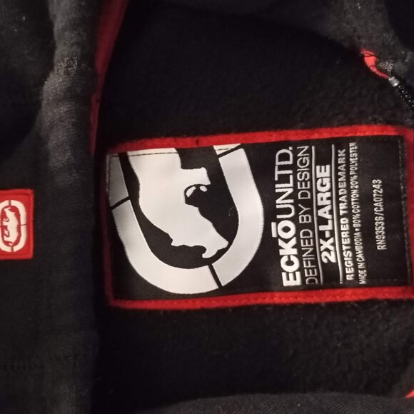 Ecko unltd zip up vintage hoodie - Picture 3 of 5